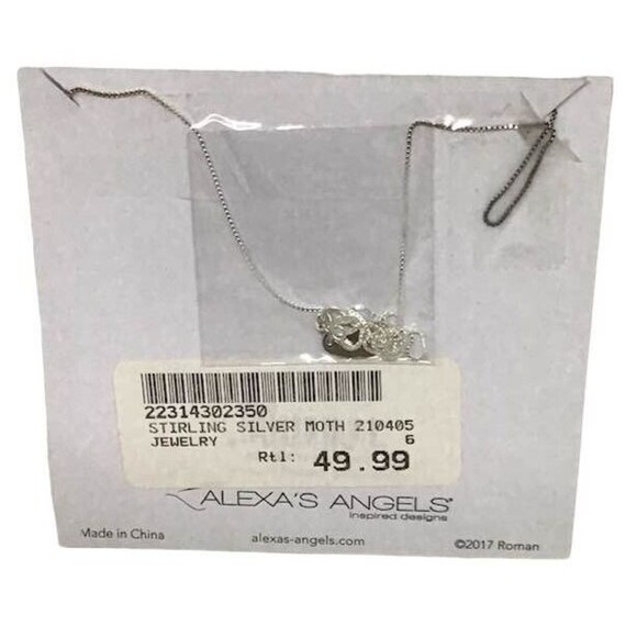 Mother Five Hearts Children Grandchildren Necklace Sterling Silver Alexa Angels - Picture 4 of 6